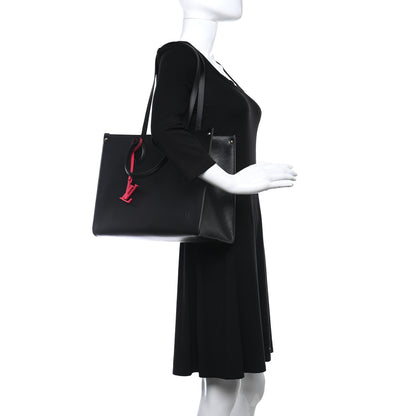 Louis Vuitton Epi Onthego MM Black 2 of 9