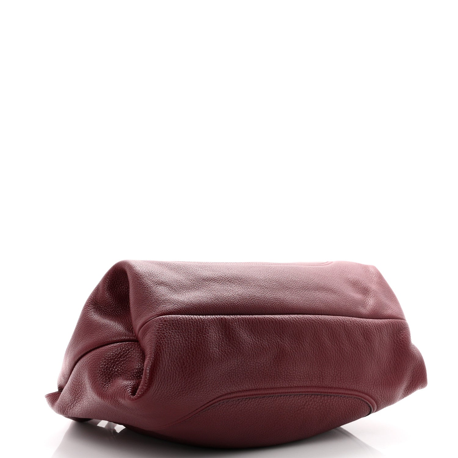 Gucci Grained Calfskin Softbit Maxi Shoulder Bag Rosso Ancora Red 5 of 11