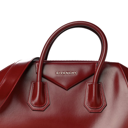 Givenchy Shiny Lord Calfskin Medium Antigona Burgundy 8 of 15