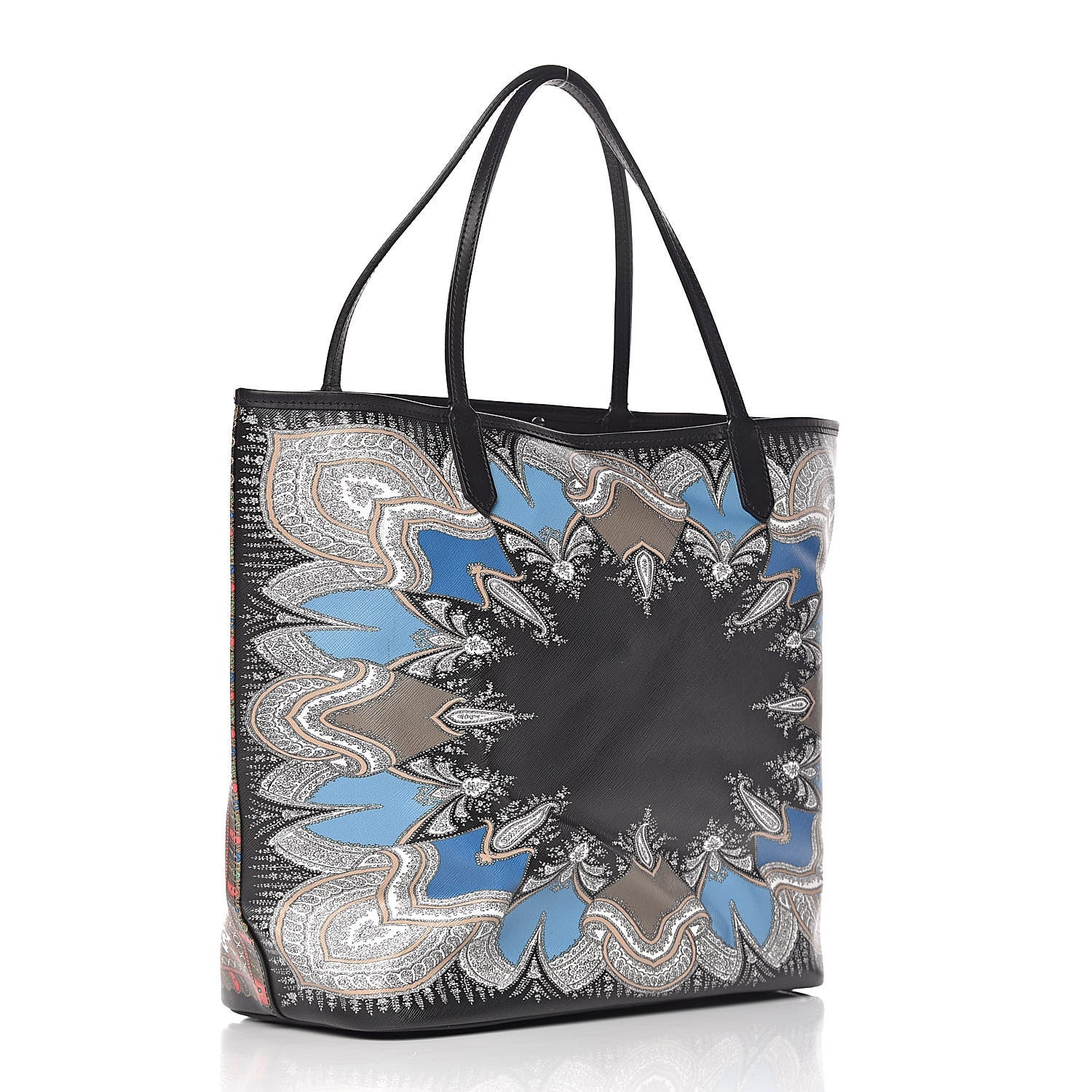 Givenchy Textured Coated Canvas Medium Scarf Print Antigona Tote Black 3 of 11