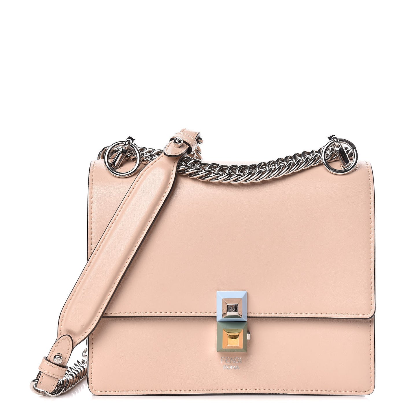 Vitello Liberty Studded Small Kan I Shoulder Bag Plaster Multicolor