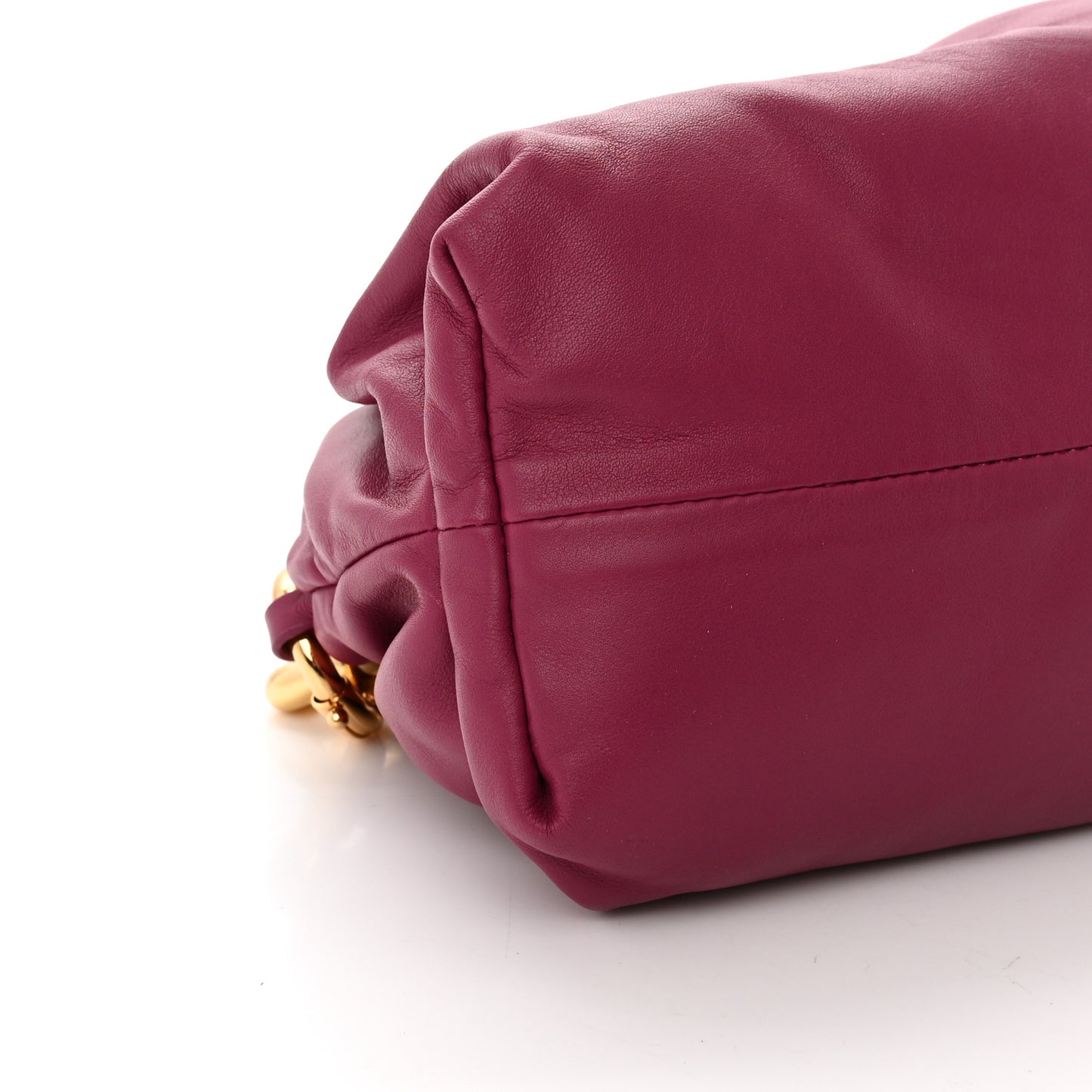 Calfskin The Pouch Chain Cinnabar