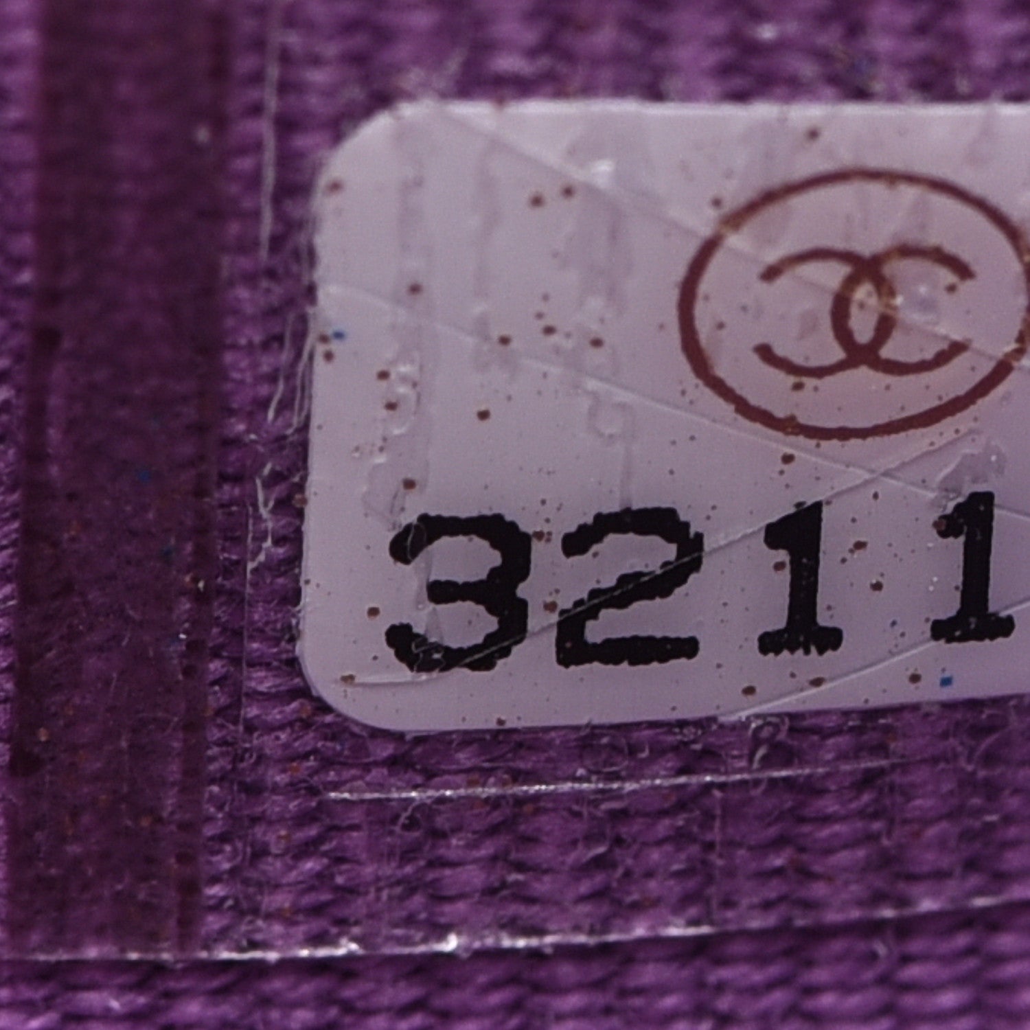 Chanel Caviar Quilted Flap Card Holder Wallet Purple 8 of 10