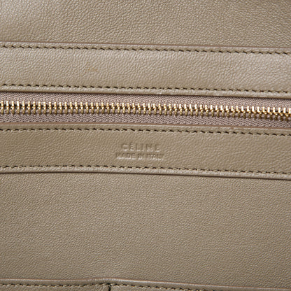 Celine Crocodile Embossed Nubuck Medium Belt Cabas Phantom Beige 11 of 13