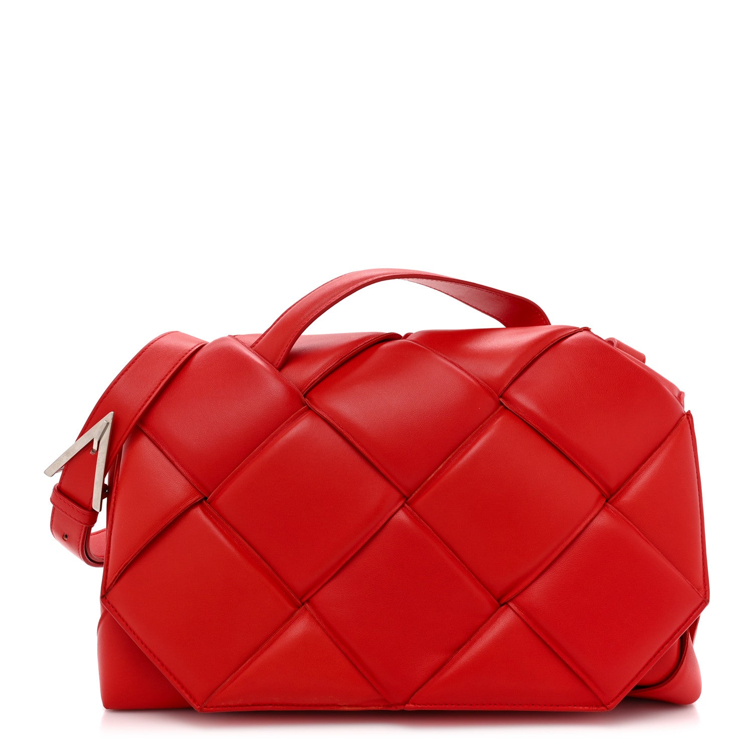 Bottega Veneta Nappa Intreccio Padded Top Handle Shoulder Bag Nail Polish 1 of 18