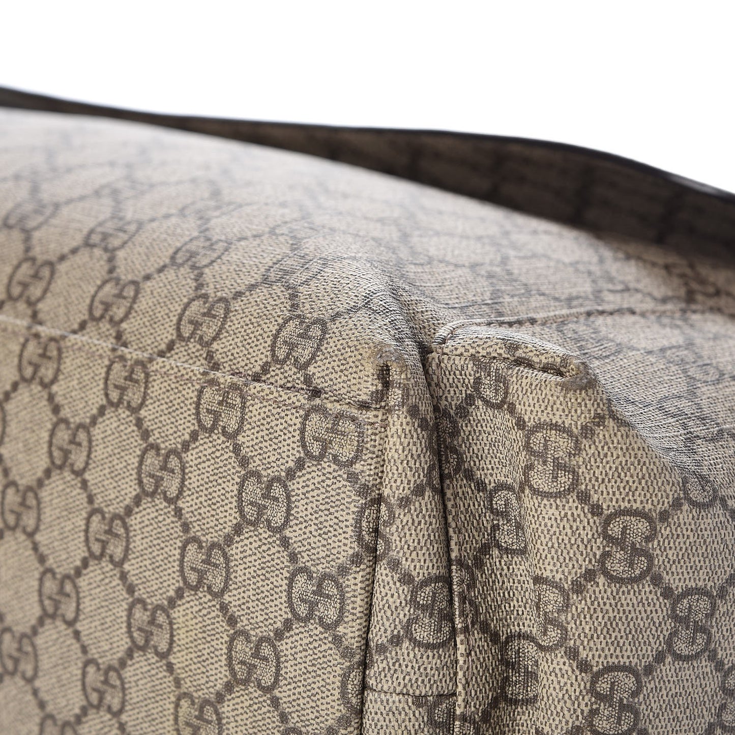 GG Plus Monogram Messenger Diaper Bag Dark Brown