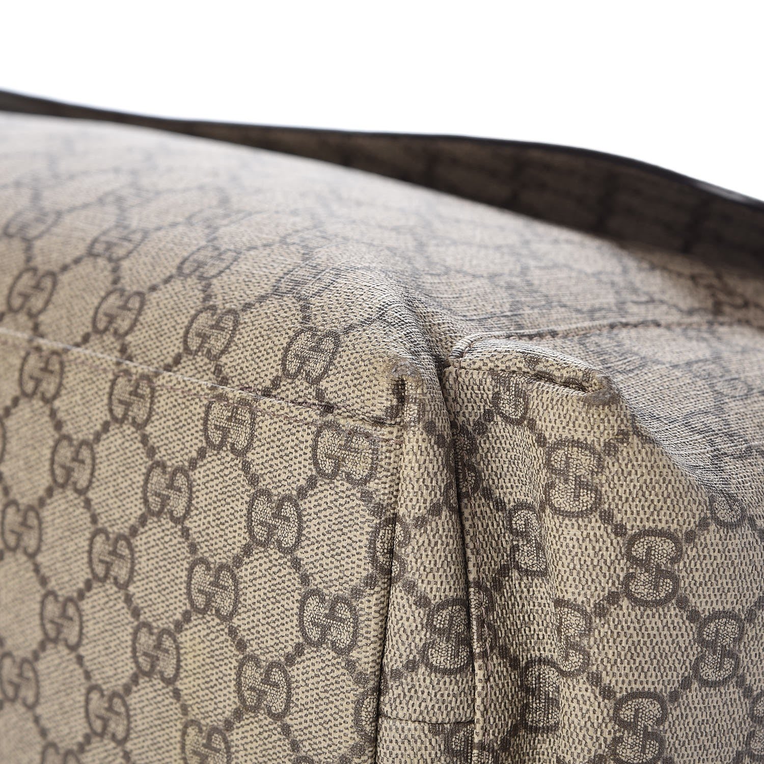 Gucci GG Plus Monogram Messenger Diaper Bag Dark Brown 13 of 14