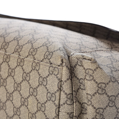 Gucci GG Plus Monogram Messenger Diaper Bag Dark Brown 13 of 14