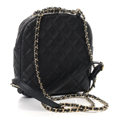 Chanel Caviar Quilted Small CC Day Backpack Black 3 of 10