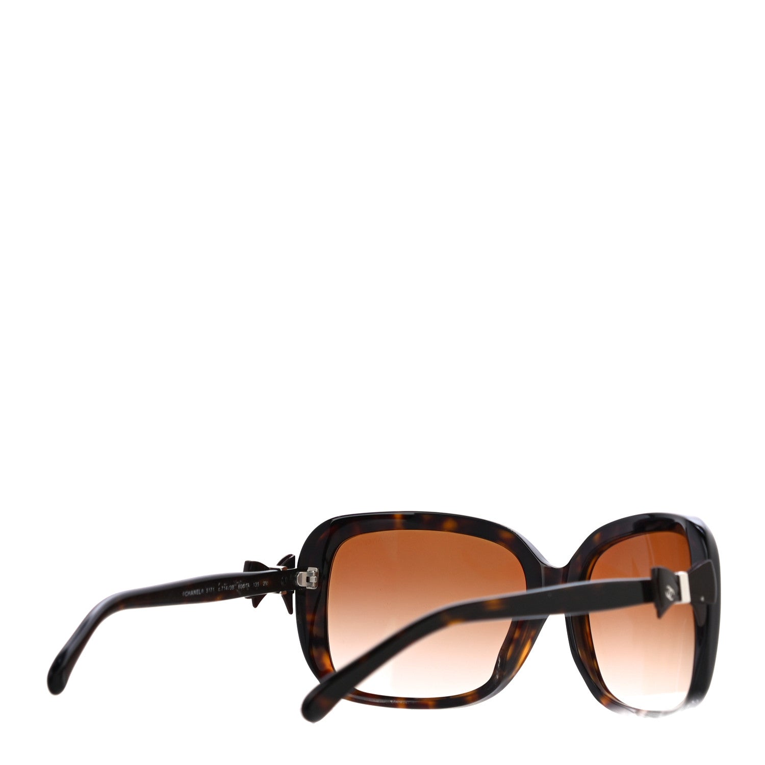 Chanel Acetate CC Bow Sunglasses 5171 Tortoise 3 of 7