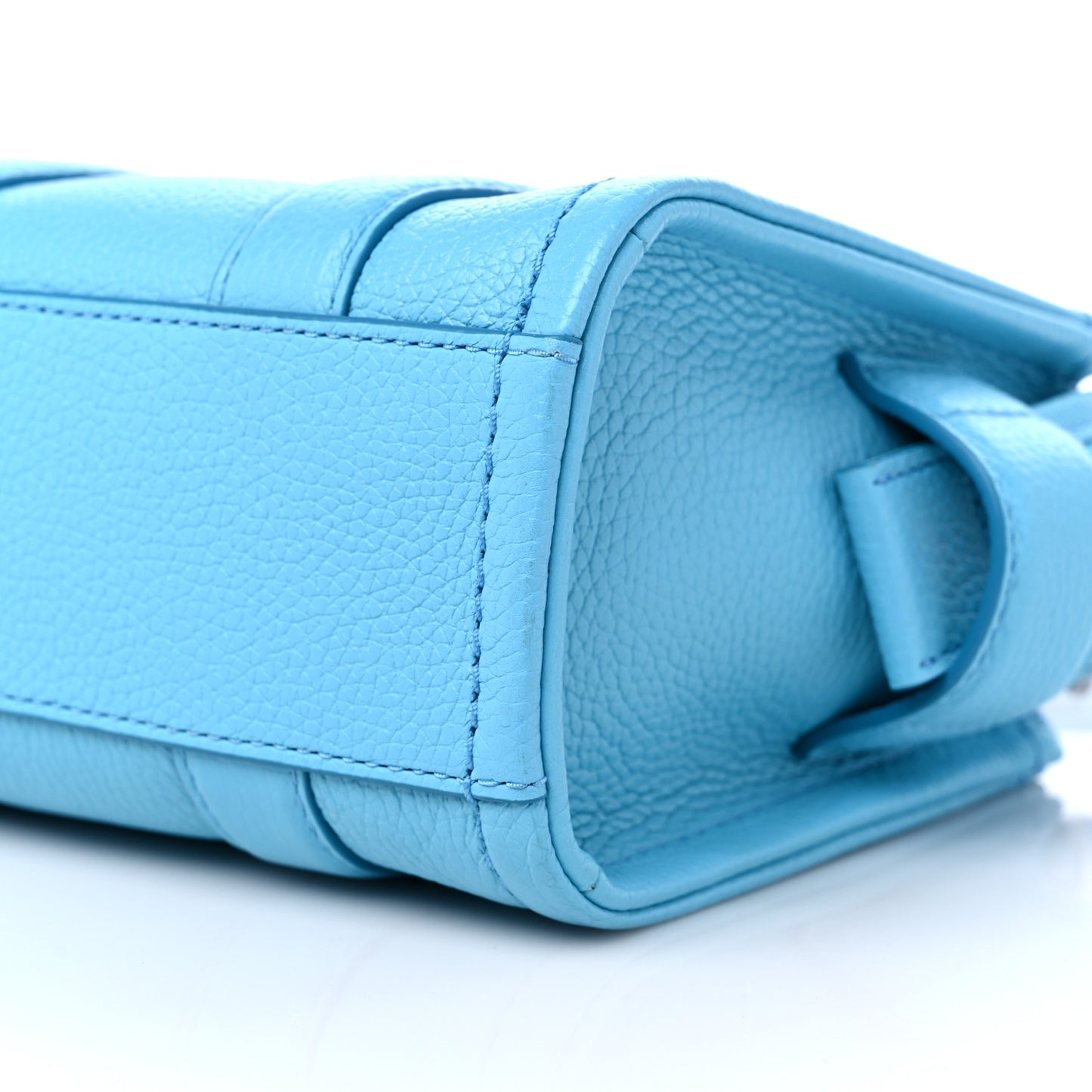 Grained Calfskin Micro The Tote Bag Pool