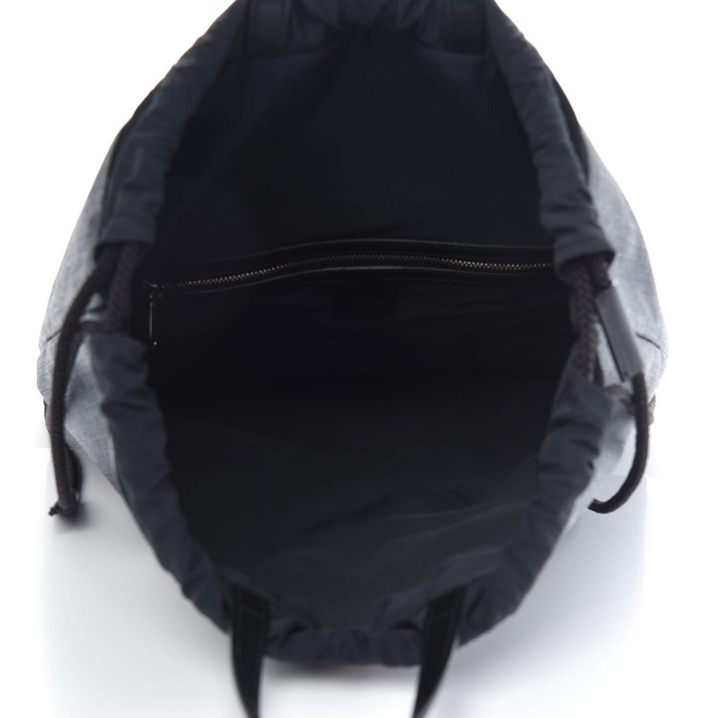 Soft GG Supreme Monogram Appia Calfskin Web Drawstring Backpack Black