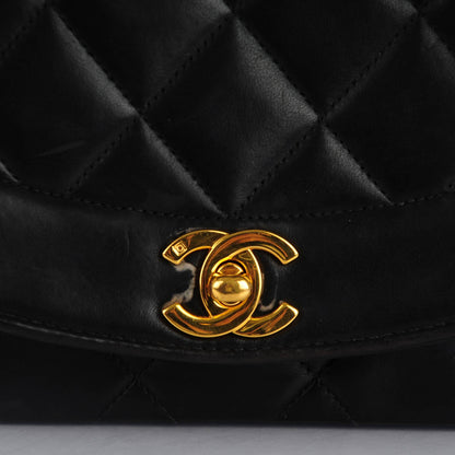 Chanel Lambskin Quilted Small Single Flap Black 7 of 10