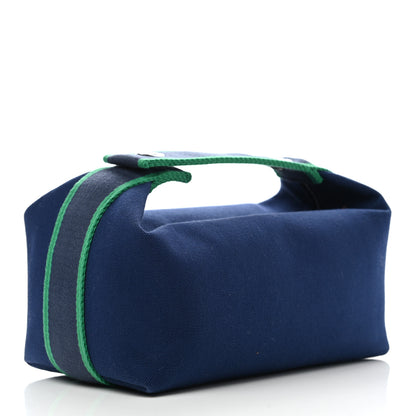 Hermes Canvas Small Bride-A-Brac Pouch Marine 3 of 7