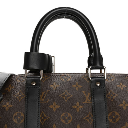 Louis Vuitton Monogram Macassar Keepall Bandouliere 45 7 of 12