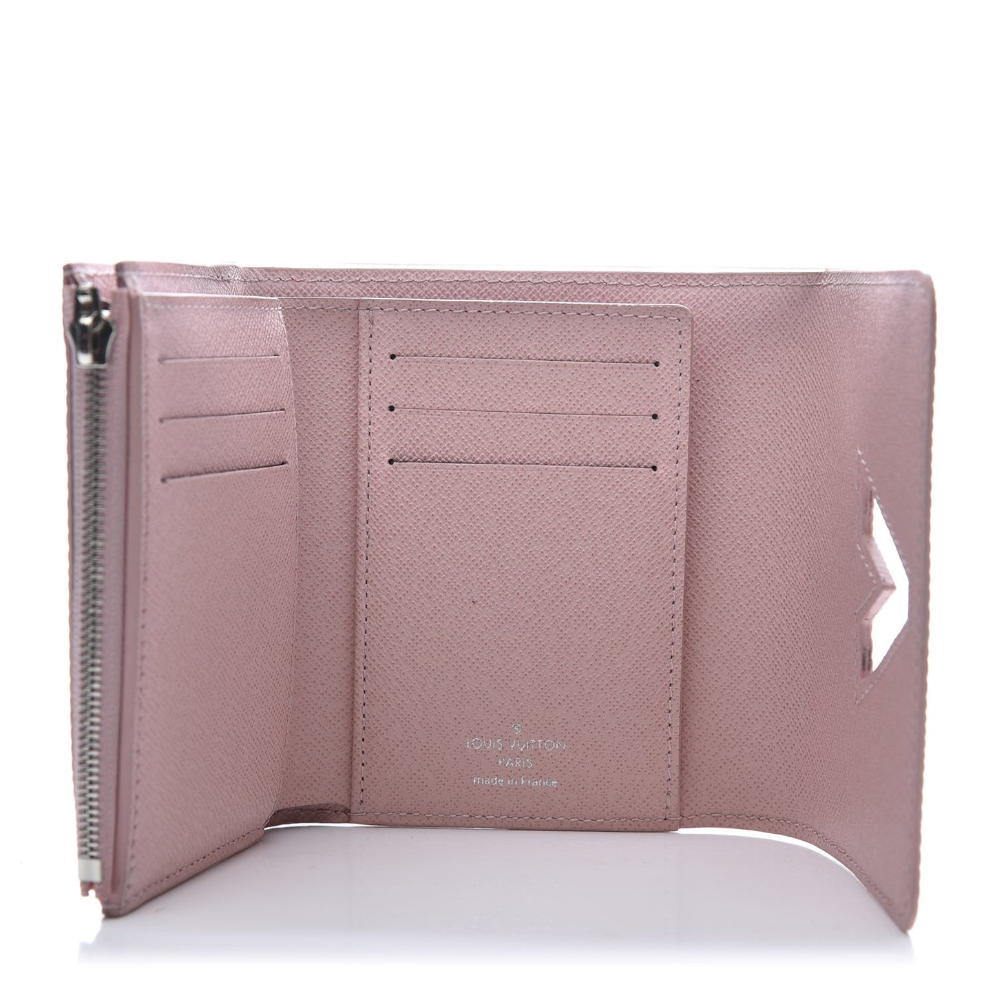 Epi Twist Compact Wallet Rose Ballerine