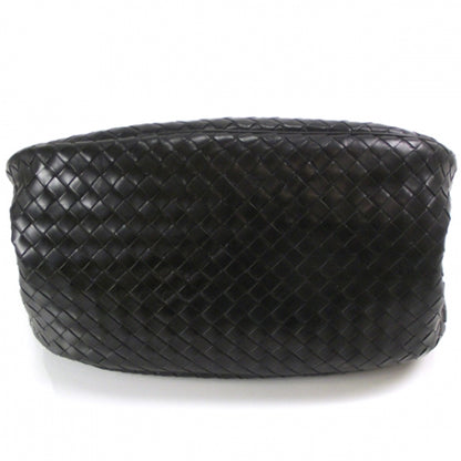 Bottega Veneta Leather Intrecciato Woven Tote Nero 4 of 9