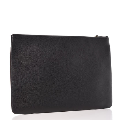 Chanel Grained Calfskin Large Neo Executive Cosmetic Case Black 3 of 10