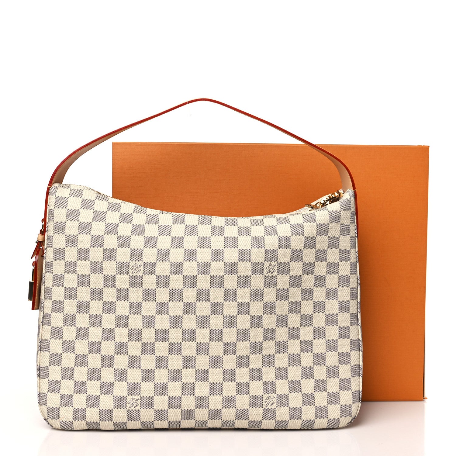 Louis Vuitton Damier Azur Slouchy MM 10 of 10