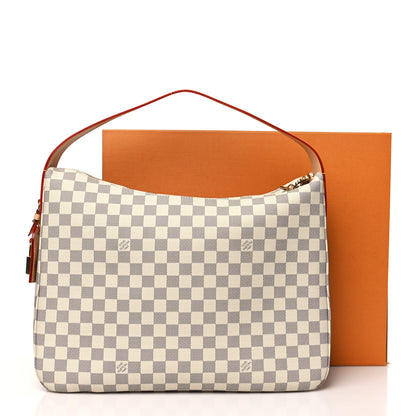 Louis Vuitton Damier Azur Slouchy MM 10 of 10