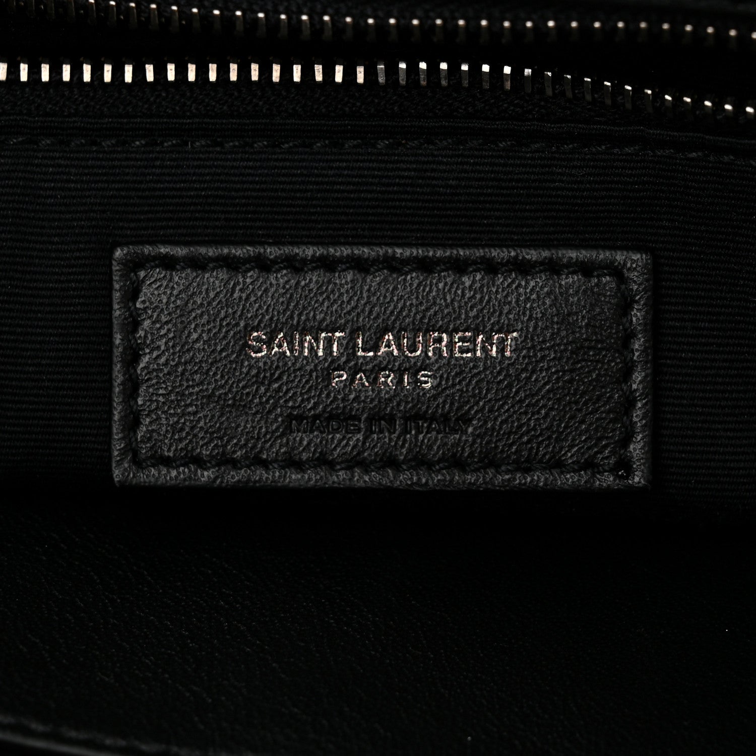 Saint Laurent Crinkled Calfskin Monogram Medium Niki Chain Satchel Black 6 of 10