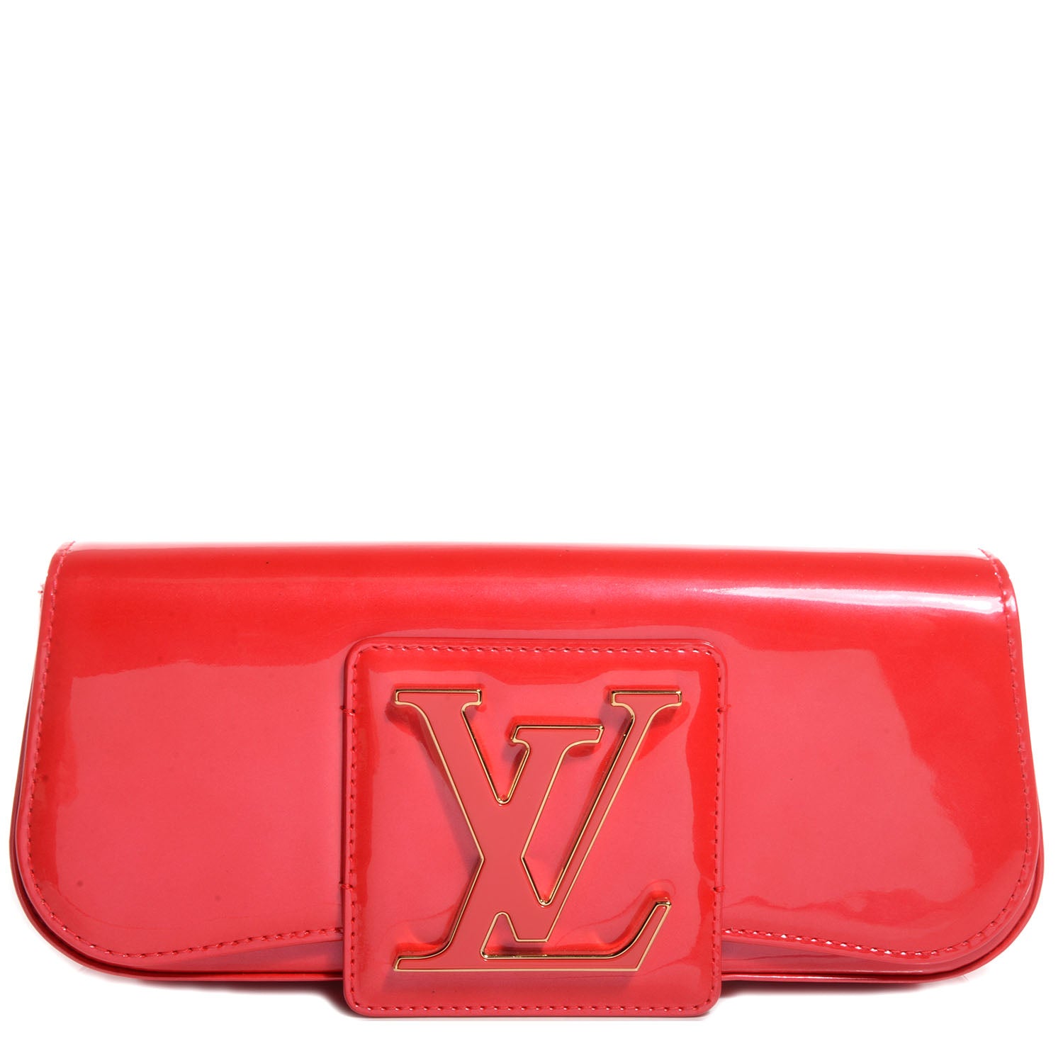 Louis Vuitton Patent Sobe Clutch Grenadine 1 of 8