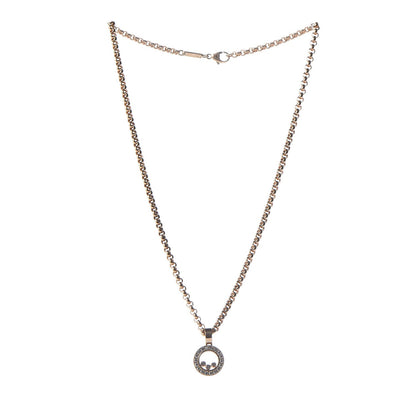 Chopard 18K Yellow Gold Happy Diamonds Pendant Necklace 3 of 7