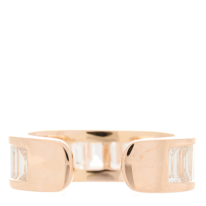 Anita Ko 18K Rose Gold Diamond Baguette Ear Cuff Earring 5 of 5