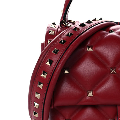 Valentino Garavani Nappa Medium Candystud Top Handle Bag Rosso Valentino 11 of 14