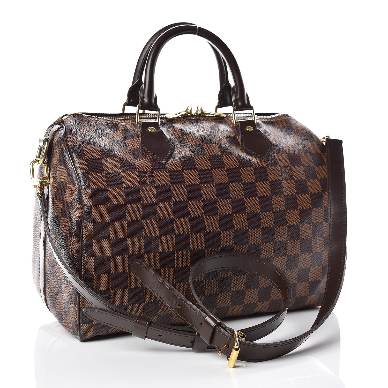 Louis Vuitton Damier Ebene Speedy Bandouliere 30 3 of 14