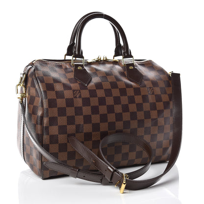 Louis Vuitton Damier Ebene Speedy Bandouliere 30 3 of 14