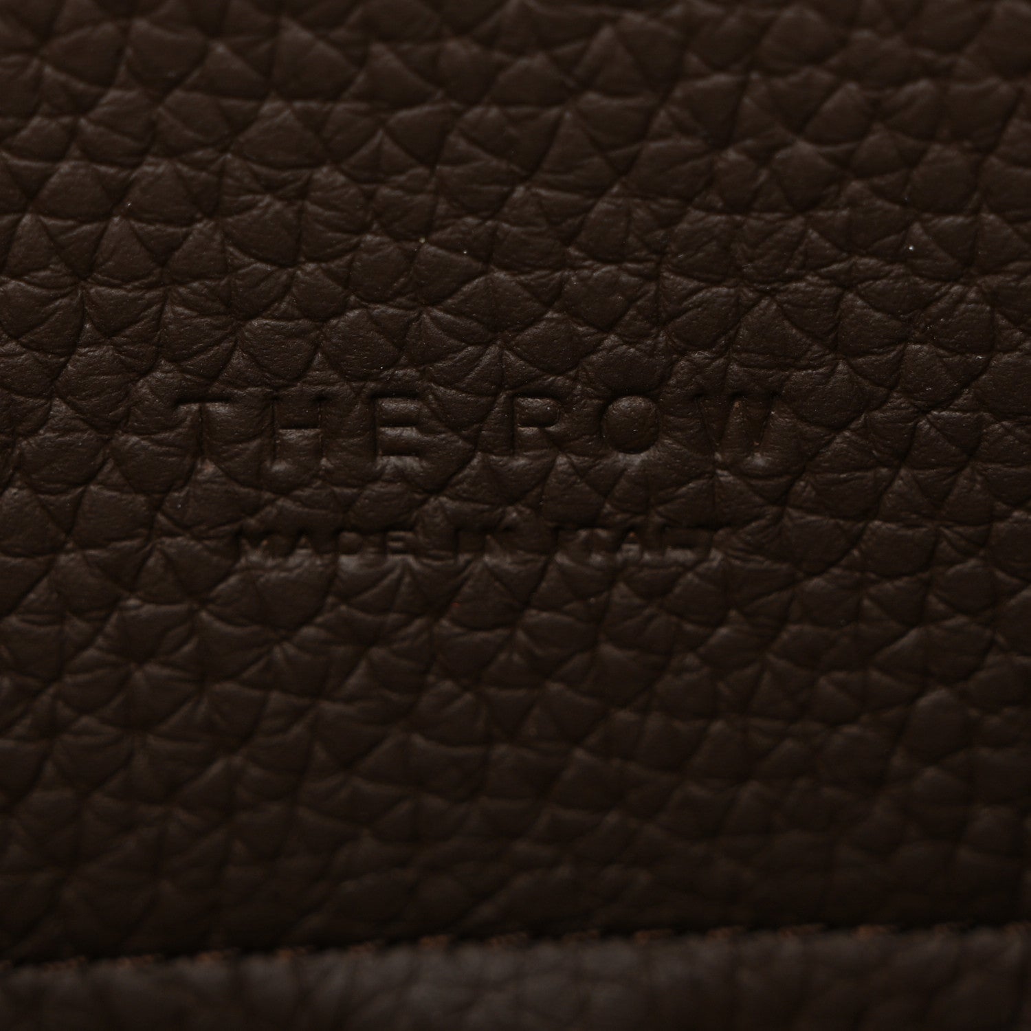 The Row Grained Calfskin Soft Margaux 10 Bag Deep Brown 6 of 10
