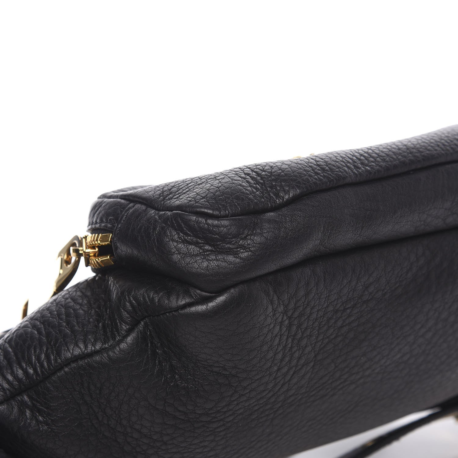 Versace Calfskin Palazzo Medusa Belt Bag Black 6 of 10