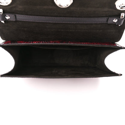 Fendi Snakeskin F is Fendi Kan I Shoulder Bag Roccia Red 5 of 11