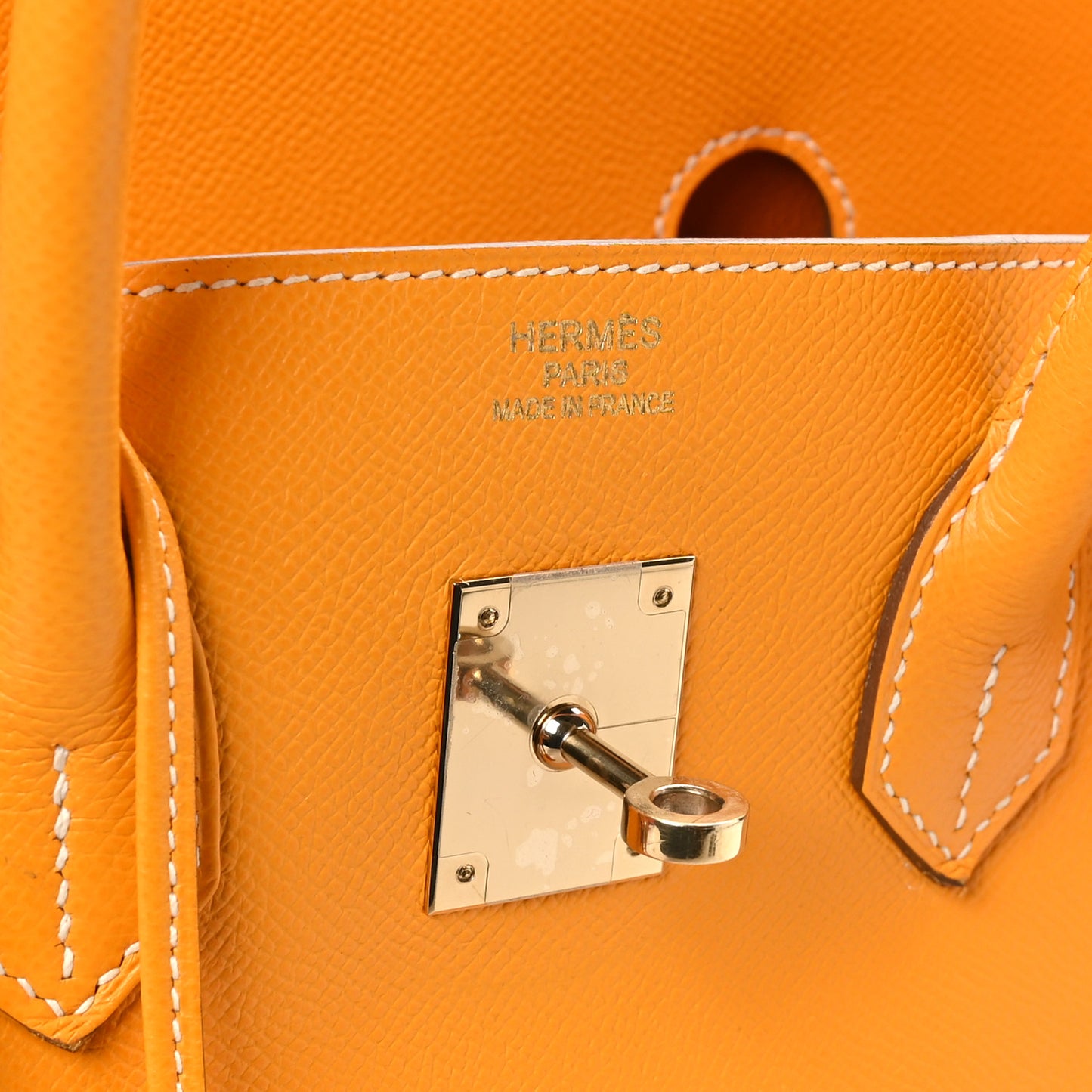 Epsom Candy Birkin 35 Jaune D'Or Feu
