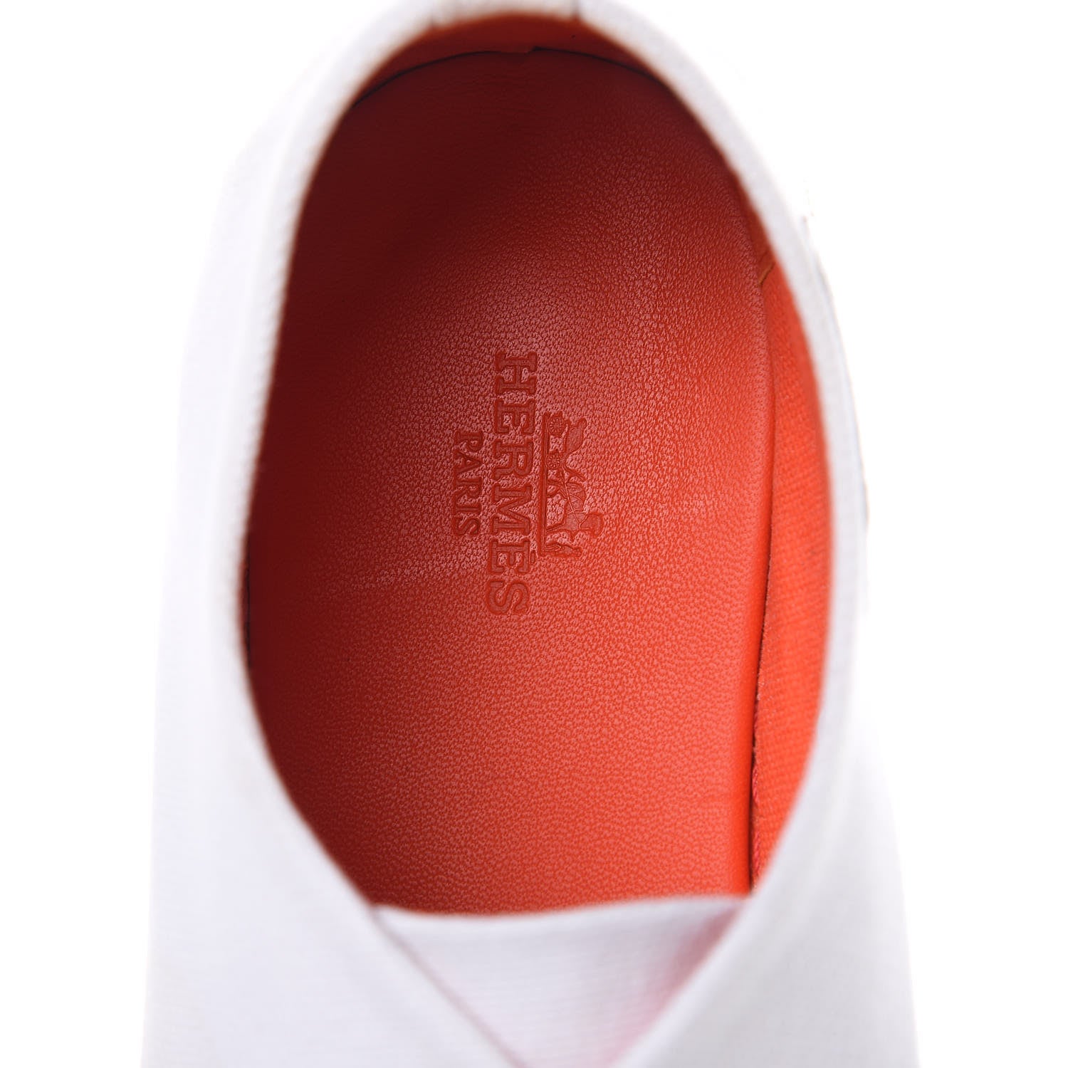 Hermes Cotton Canvas Rosa Sneakers 37 White 6 of 12