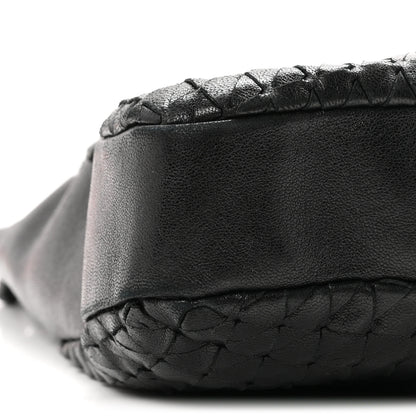 Bottega Veneta Nappa Intrecciato Shoulder Bag Black 9 of 10