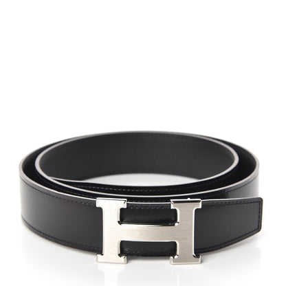 Hermes Box Evercolor Togo 32mm H Belt 85 Black 1 of 4