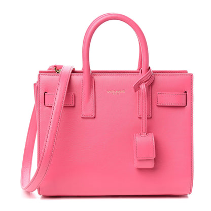 Saint Laurent Calfskin Nano Sac De Jour Rose Clair 1 of 11