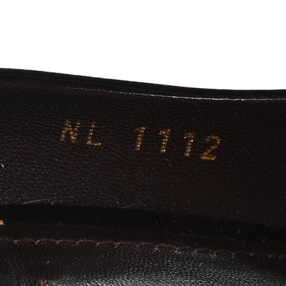 Louis Vuitton Patent Calfskin Oh Really Peep Toe Pumps 38.5 Amarante 7 of 12