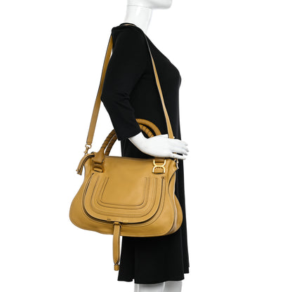 Chloe Calfskin Medium Marcie Satchel Curry Yellow 2 of 10