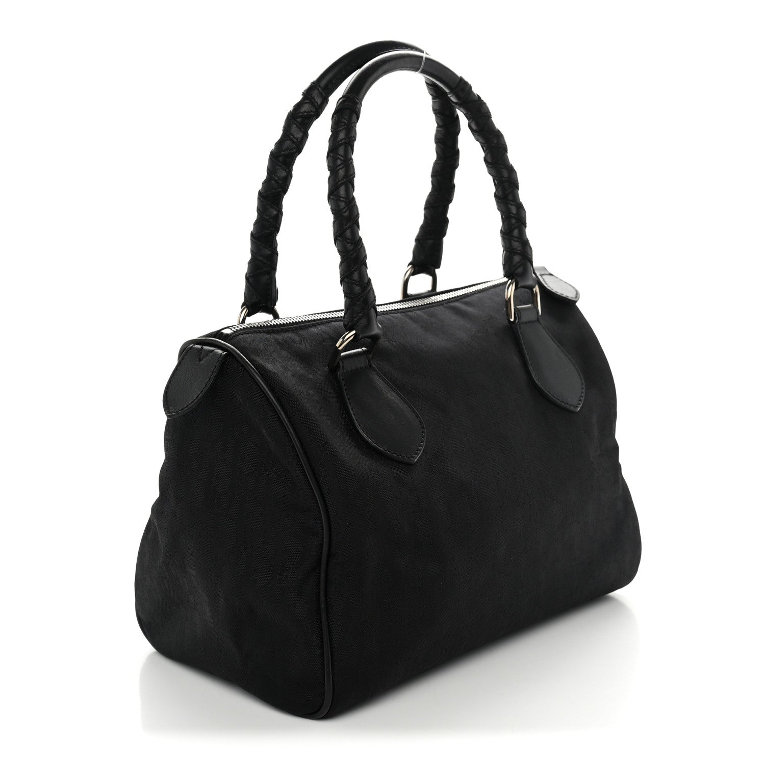 Christian Dior Nylon Monogram Lovely Boston Black 3 of 10