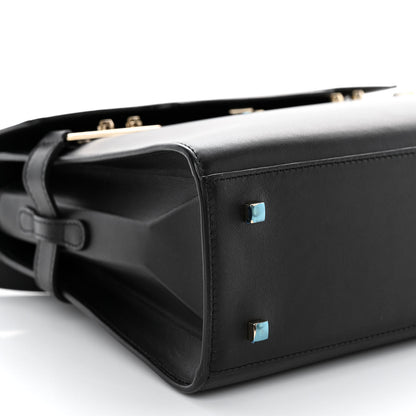 Delvaux Calfskin MM Tempete Satchel Black 9 of 11