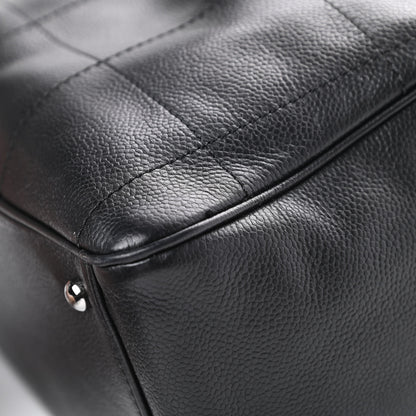 Chanel Caviar Square Stitched Large Tote Black 13 of 13