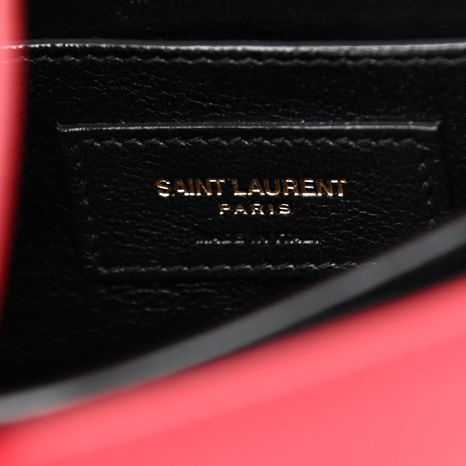 Saint Laurent Grain de Poudre Mini Classic Monogram Cassandra Top Handle Red 7 of 9