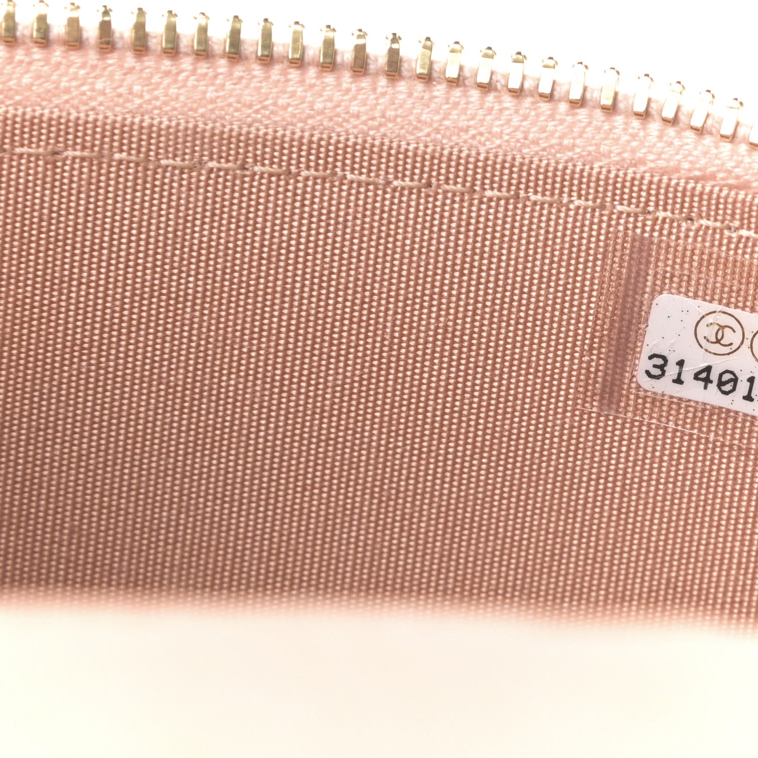 Chanel Lambskin Quilted Top Handle Mini Vanity Case With Chain Beige 7 of 9