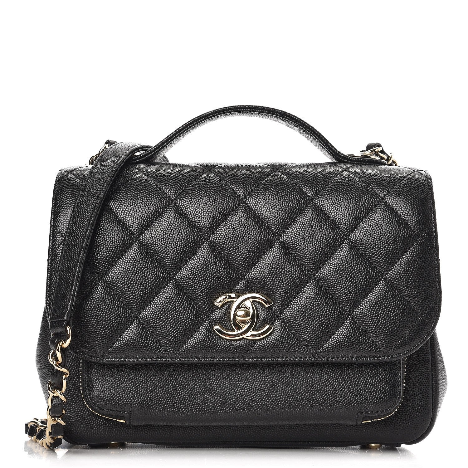 Chanel Caviar Quilted Medium Business Affinity Flap Black 1 of 8