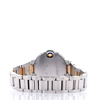 Cartier Stainless Steel 18K Yellow Gold 33mm Ballon Bleu De Cartier Automatic Watch 3 of 5
