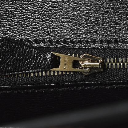 Hermes Shiny Porosus Crocodile Birkin 35 Black 17 of 32