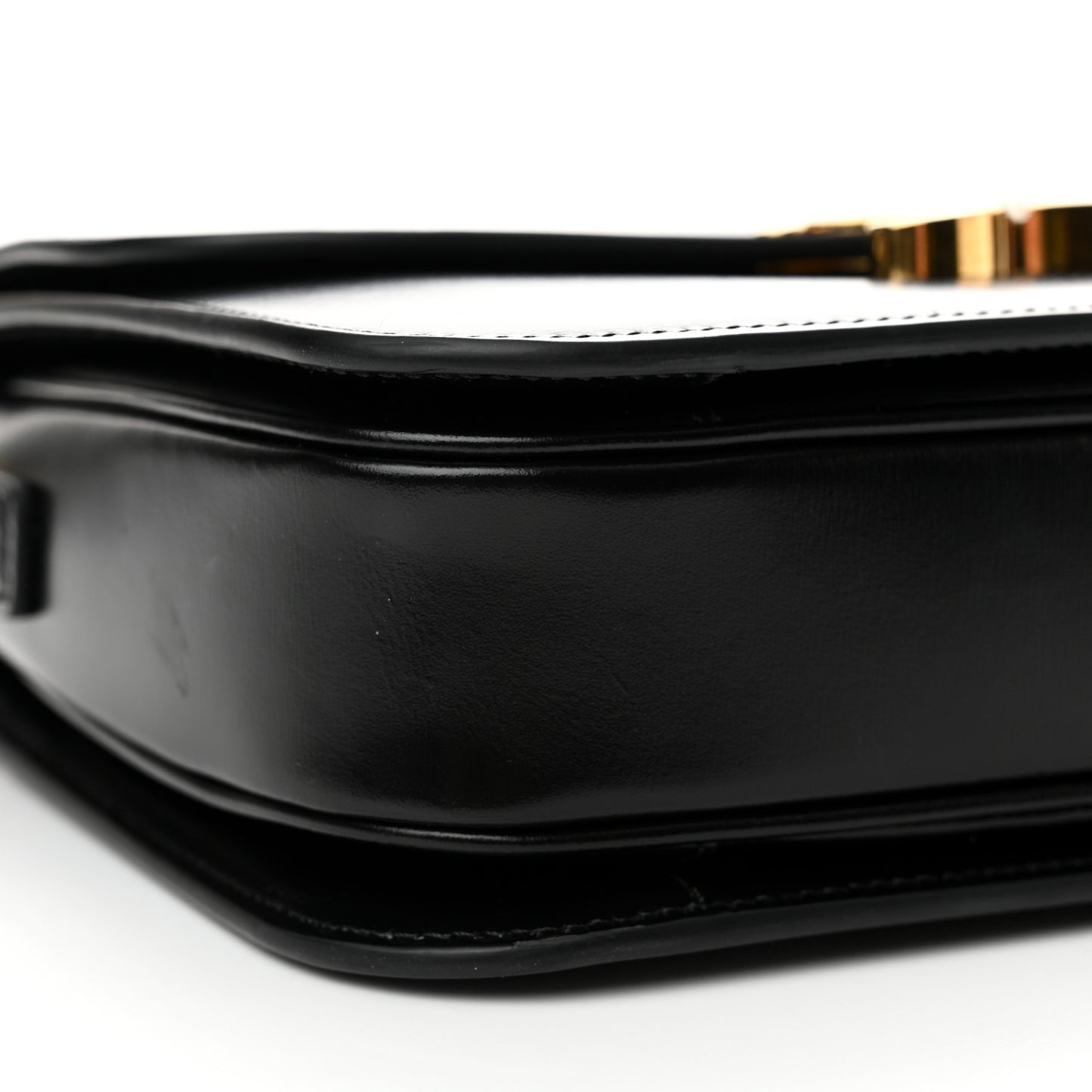Shiny Calfskin Medium Triomphe Black